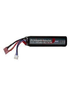 ASG Battery - 11.1V 1450mAh 30C LiPo T-Plug (19365)