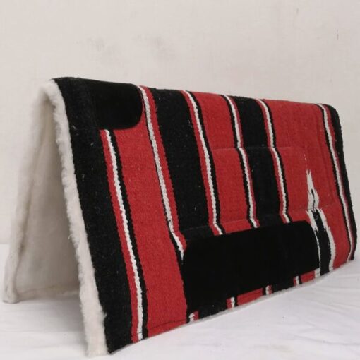 Pawnee Saddle Pad Red - Image 3