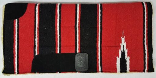 Pawnee Saddle Pad Red - Image 4