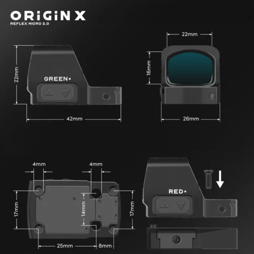 Akra ORIGIN X Reflex Micro Red Dot 2.0 - Image 8