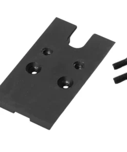 PREMIUM RED DOT PLATE - BLK