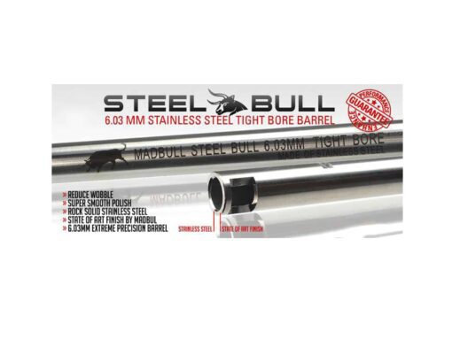STAINLESS STEEL BARREL, 6,03x455MM 17923