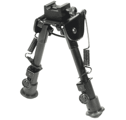 LEAPERS UTG TACTICAL OP BIPOD, RUBBER FEET