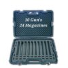 Gun Case X-large 10 Pistol With Combination Lock