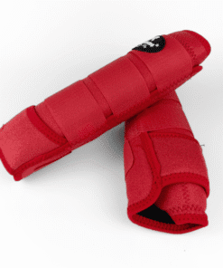 Front Shock-Absorbing Medicine Boots Red