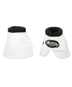 Weaver No-Turn Bell Boots – White