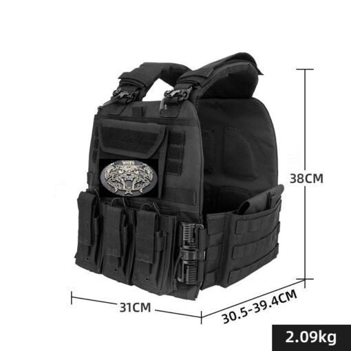 WSTS Modular Plate Carrier Vest Outer Quick Release System Dura 1000D S-3XL - Image 2