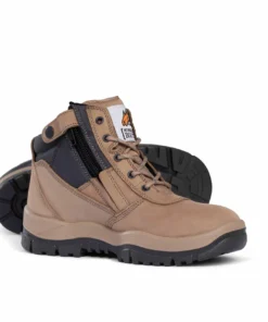 Mongrel 961 NON-SAFETY ZIPSIDER BROWN BOOT