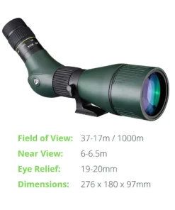 Vanguard Veo HD 80A 20-60 x 80 Angled Spotting Scope - Image 4