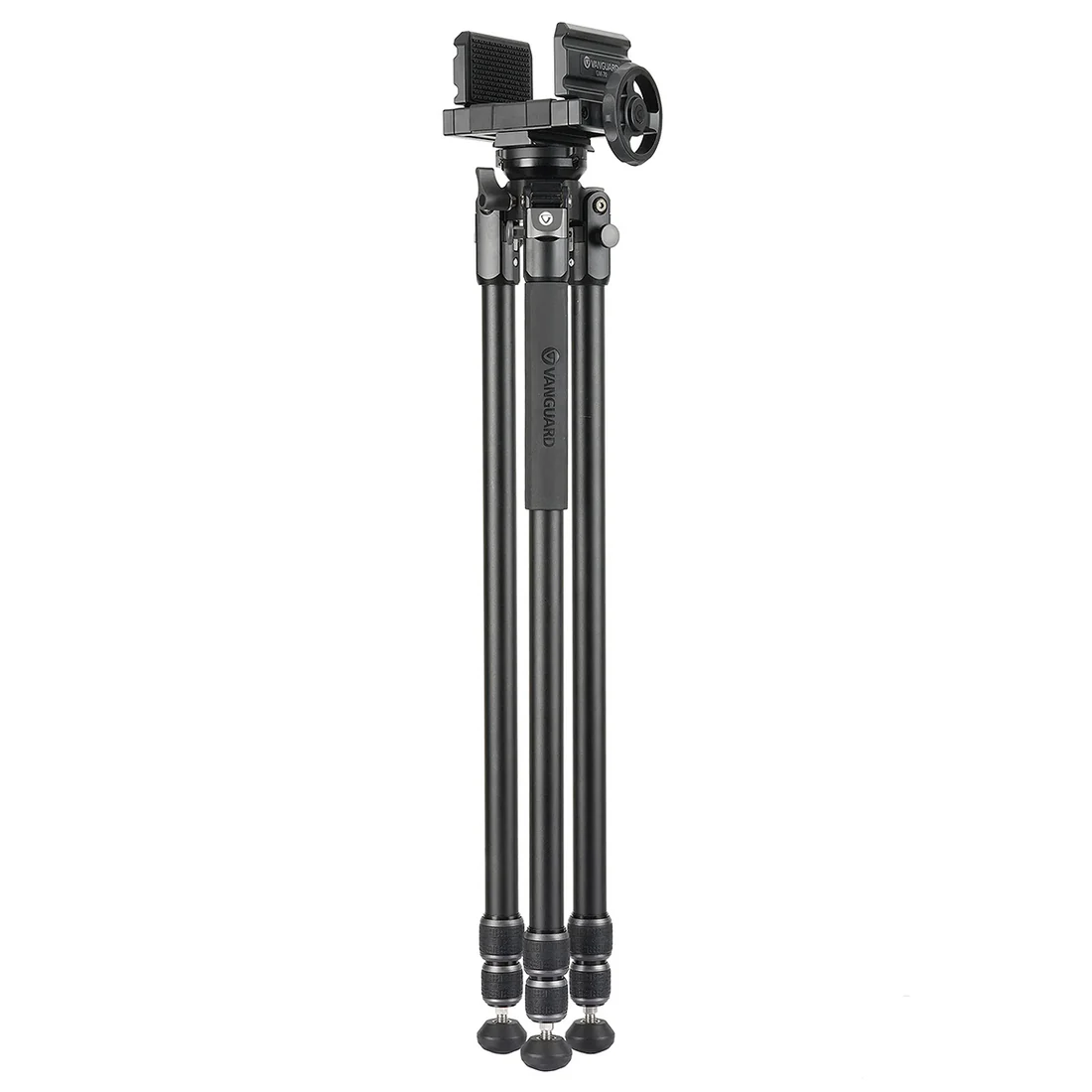 Vanguard Endeavor L 263AGM Aluminium Hunting/Shooting Tripod with GM-70 Rifle/Gun Clamp (12kg Load Capacity) - Image 2