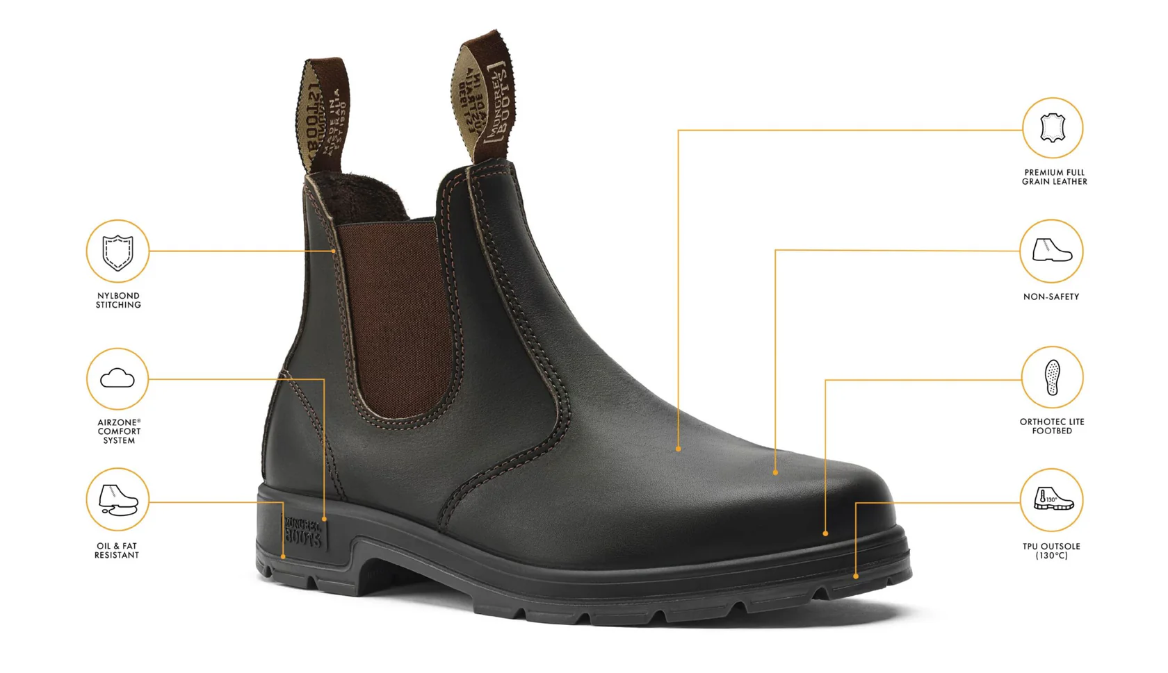Mongrel K9-1 CLARET - Mongrel Mens Boot - Image 5