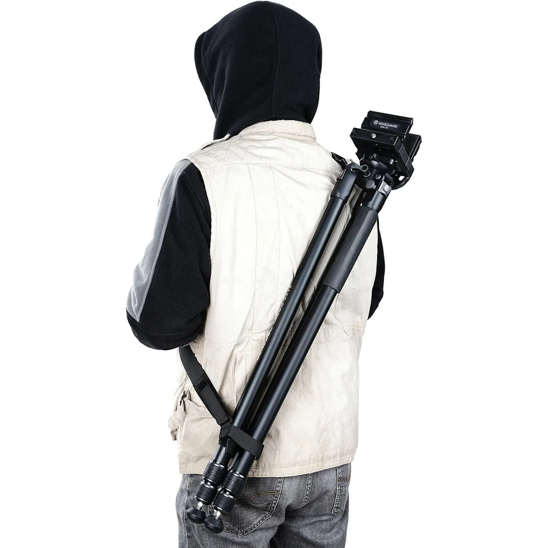 Vanguard Endeavor L 263AGM Aluminium Hunting/Shooting Tripod with GM-70 Rifle/Gun Clamp (12kg Load Capacity) - Image 15