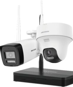 HIKVISION WIFI KIT 1 X 4MP WIFI BULLET 2.8MM 1 X 4MP WIFI PT TURRET 2.8MM 1 X 4CH WIFI NVR