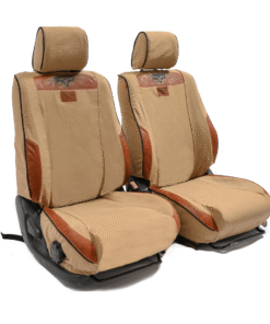 Beesdam - Legacy Premium Seat Cover- Sand and Red Brown Leather - Toyota Hilux 2.4 GD6 - Single Cab