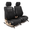 Beesdam - Legacy Premium Seat Cover-Single Cab - Charcoal and Black Leather - Toyota Hilux 2.4 GD6