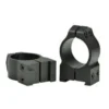 Warne 1 Inch CZ PA Medium Matte Rings