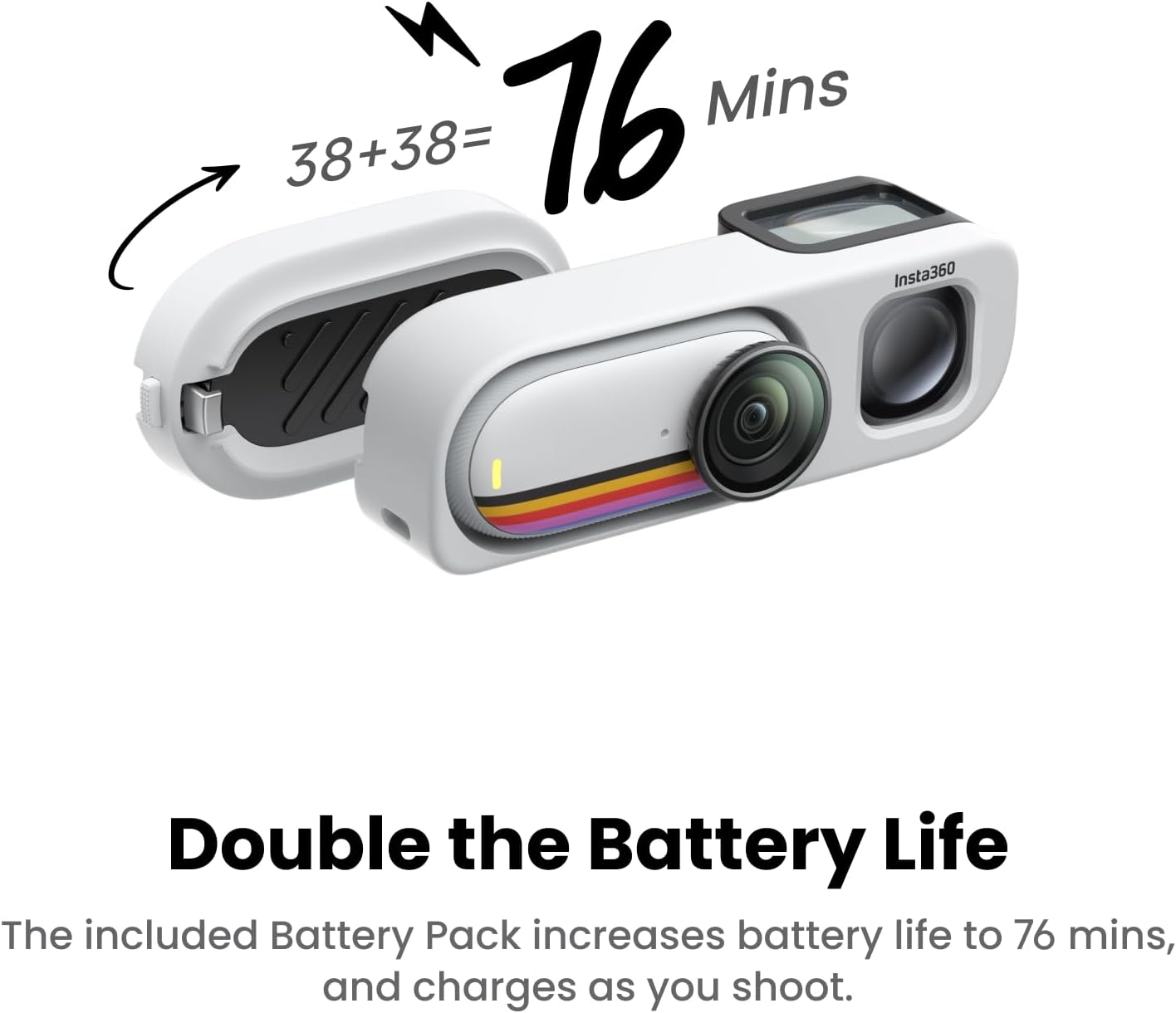Insta360 GO 3S Retro Bundle Special Edition 128GB (Canvas White) - Image 3