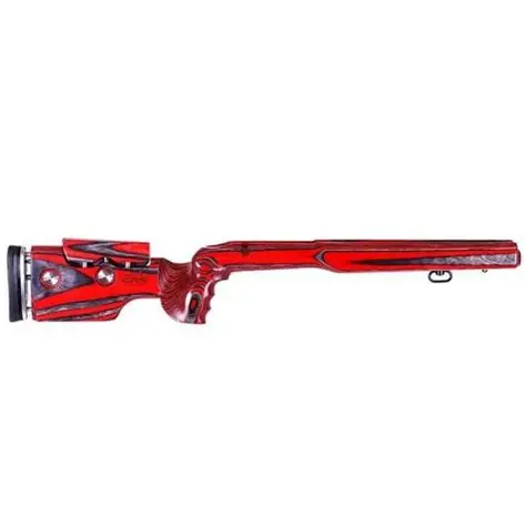 GRS Hybrid Savage 12 SA DM Rifle Stock | Black Red