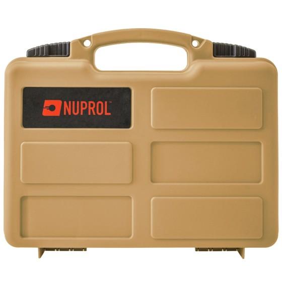 NUPROL Essential Pistol Case with Tan P&P Foam