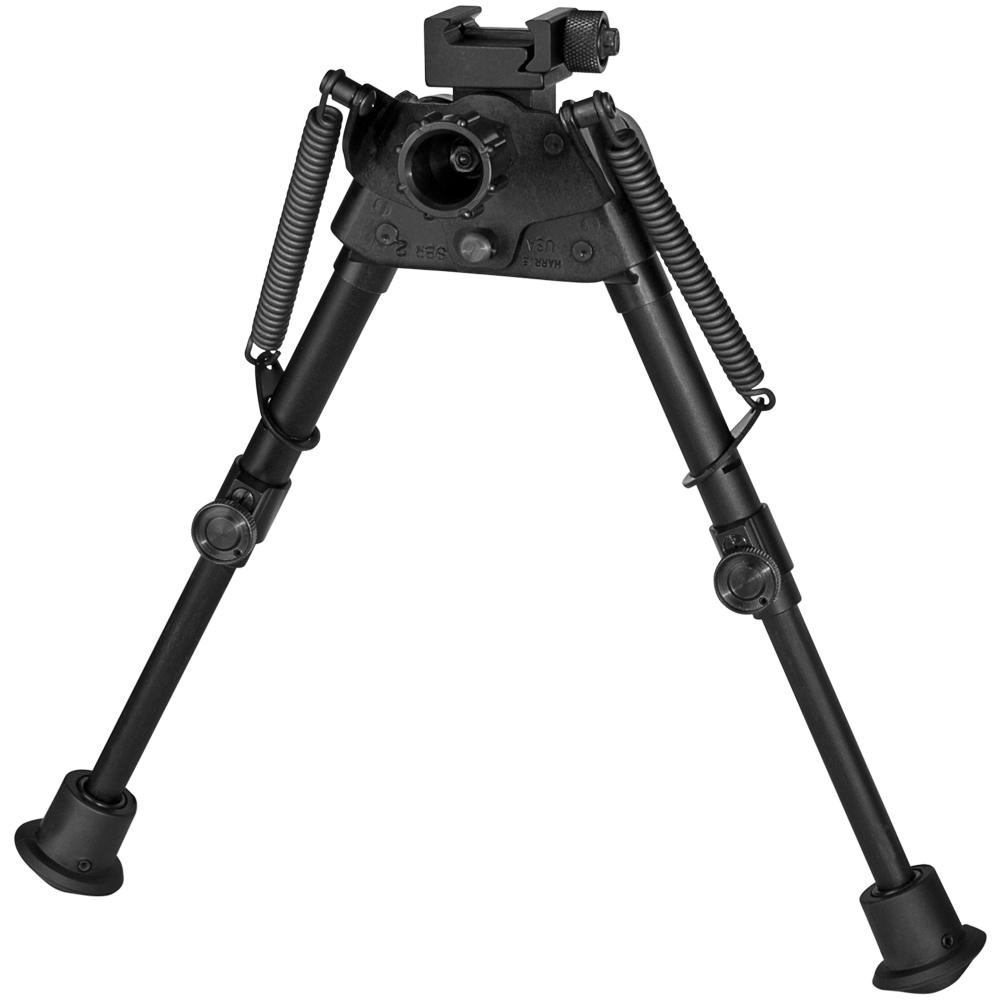 HARRIS BIPOD S-BR2P 6-9" SELF LEVEL.ROT/ PICATINNY