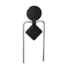 DuraSeal Double Gong Target 40956 | Black Reactive Target