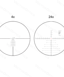 34mm Continental x6 4-24x56 MBR FFP Rifle Scope PRS Model: SCFF-40 - Image 5