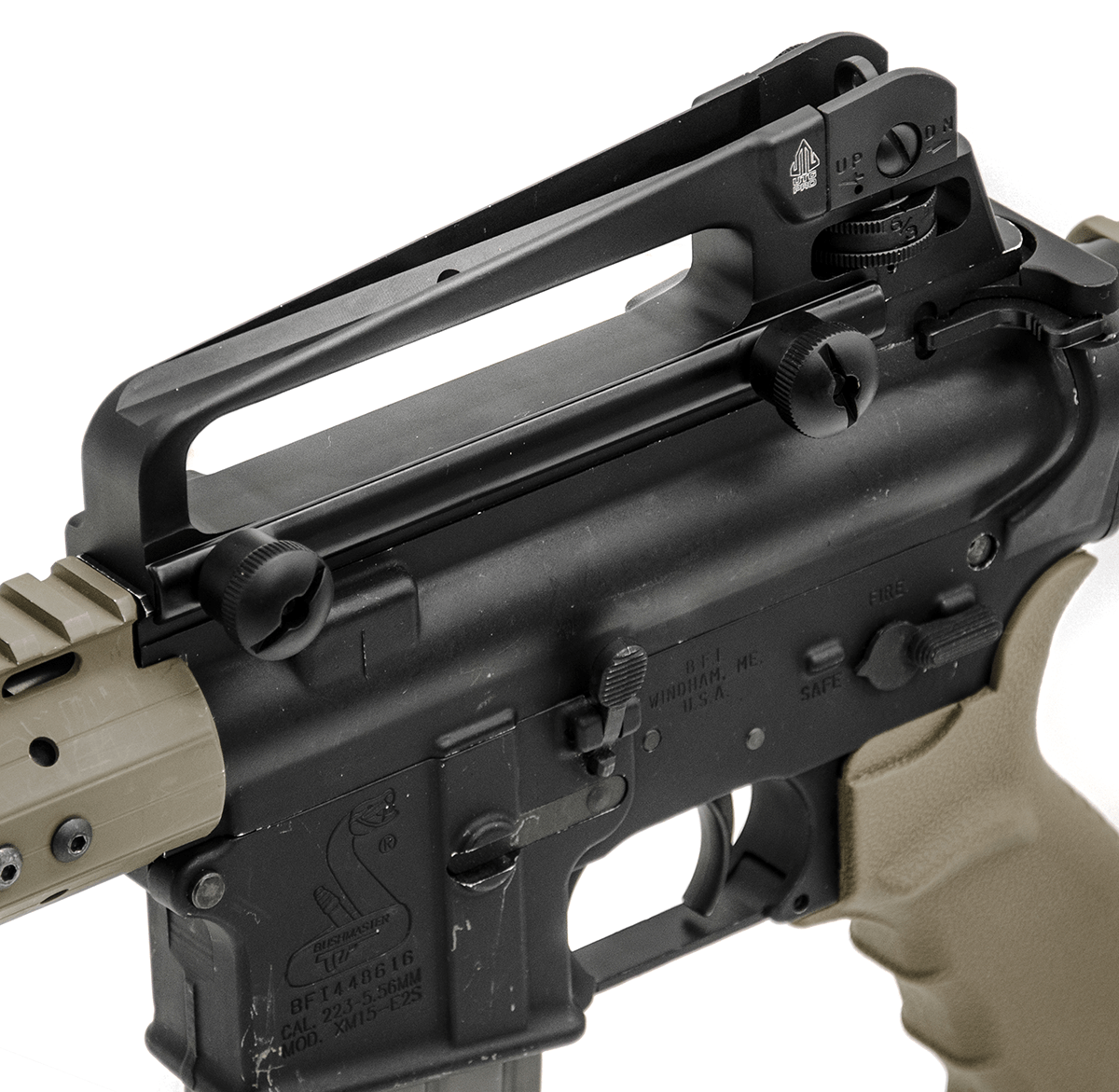 UTG PRO Forged Carry Handle | 7075-T6 A2 Rear Sight - Image 3