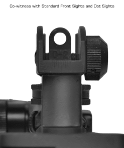 UTG PRO Forged Carry Handle | 7075-T6 A2 Rear Sight - Image 4