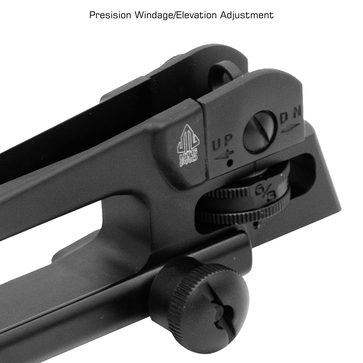 UTG PRO Forged Carry Handle | 7075-T6 A2 Rear Sight - Image 6