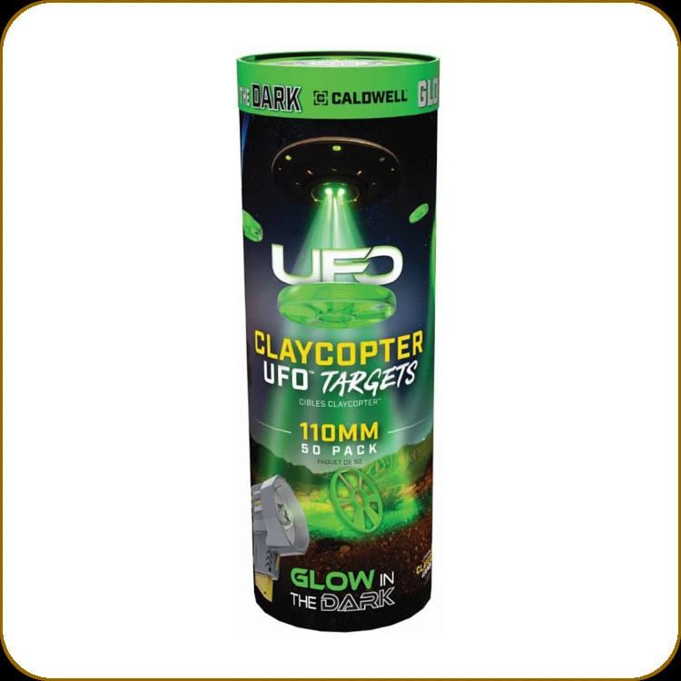Caldwell ClayCopter UFO 110mm Glowing Targets – 50 Pack | 1243747