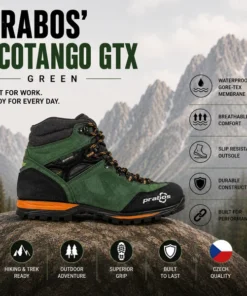 PRABOS ACO Tango GTX Lightweight Ankle Boots - Dark Green - Image 6