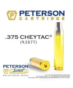 Peterson .375 CheyTac Brass Cases – 50 Pack
