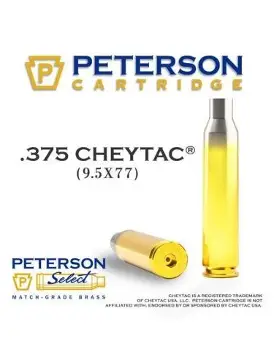 Peterson .375 CheyTac Brass Cases – 50 Pack