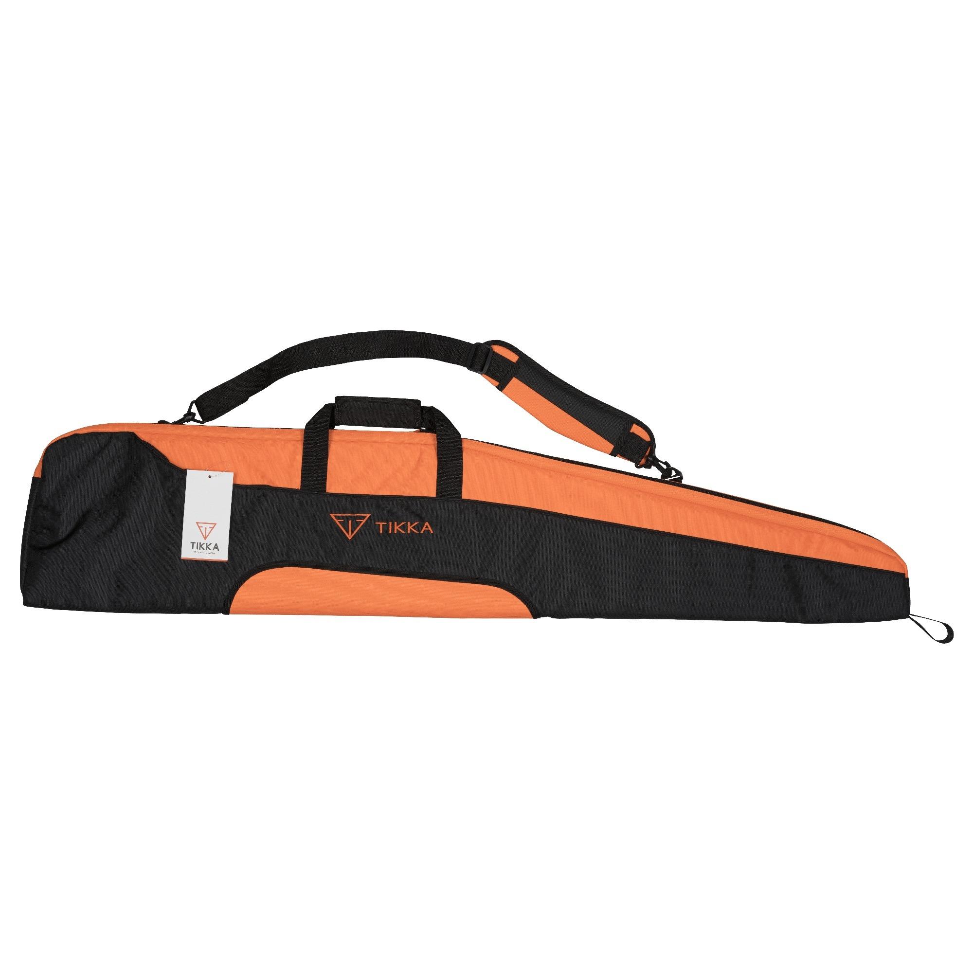 TIKKA RIFLE BAG SOFT BLACK/ORANGE FOR SCOPED RIFLE
