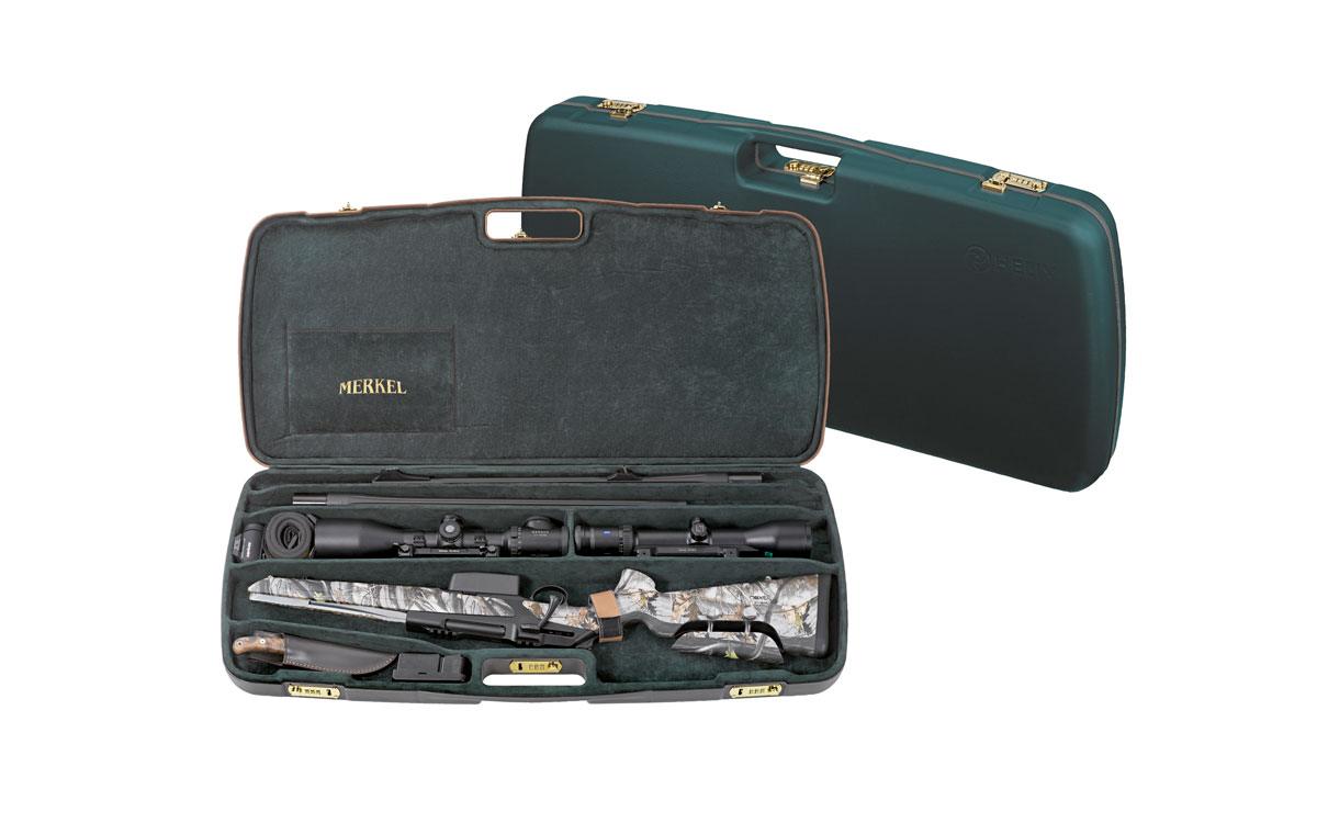 MERKEL HELIX RIFLE CASE FOR 2 BARREL GRN - Image 4