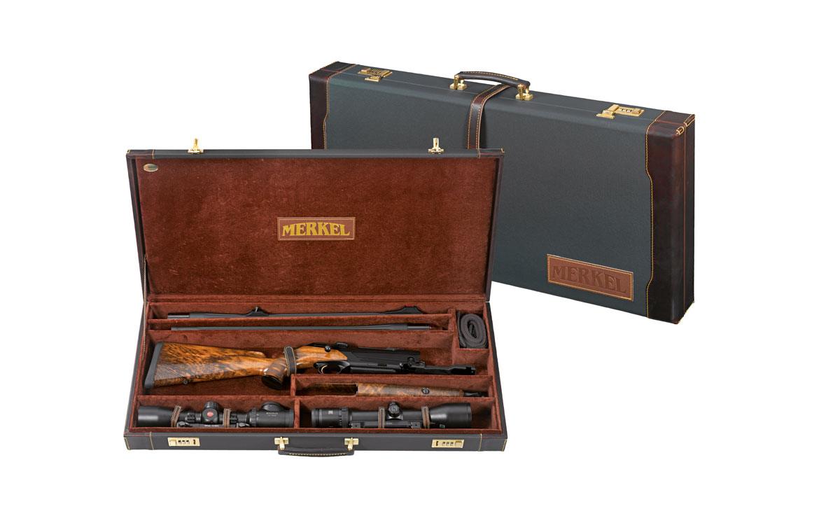 MERKEL HELIX RIFLE CASE FOR 2 BARREL GRN - Image 5