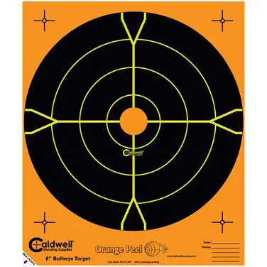 805645 CALDWELL ORANGE PEEL BULLSEYE 8IN 5 SHEETS