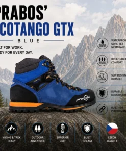 Prabos ACO Tango GTX Lightweight Ankle Boots - Black / Blue - Image 7