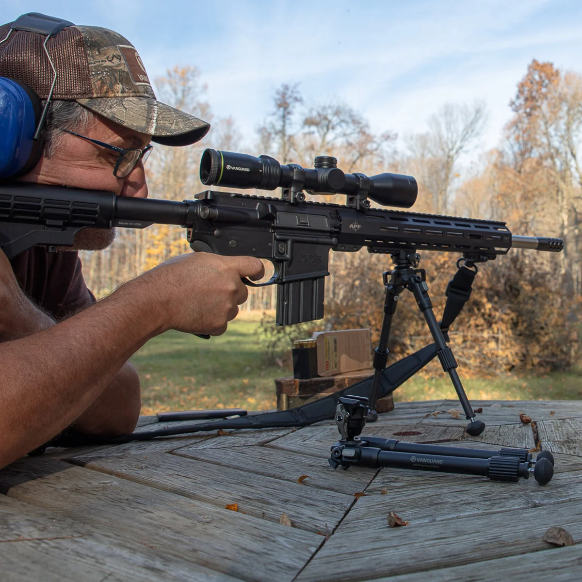 Vanguard EQUALIZER 1QSA | Aluminium Bipod 20–26.5cm - Image 3