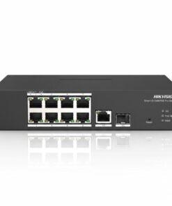 Hikvision DS-3T1310P-SI/HS 8-Port Smart Managed PoE Switch – 110W, Wide Temperature Range