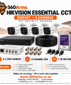 Hikvision Essential CCTV 4 cameras | Budget