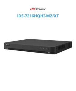Hikvision iDS-7216HQHI-M2/XT 16-Channel AcuSense DVR – Dual HDD, H.265 Pro+