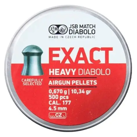 JSB Exact Heavy .177 Pellets 10.34 gr – 500 Pack