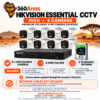 Hikvision Essential CCTV 8 cameras | High