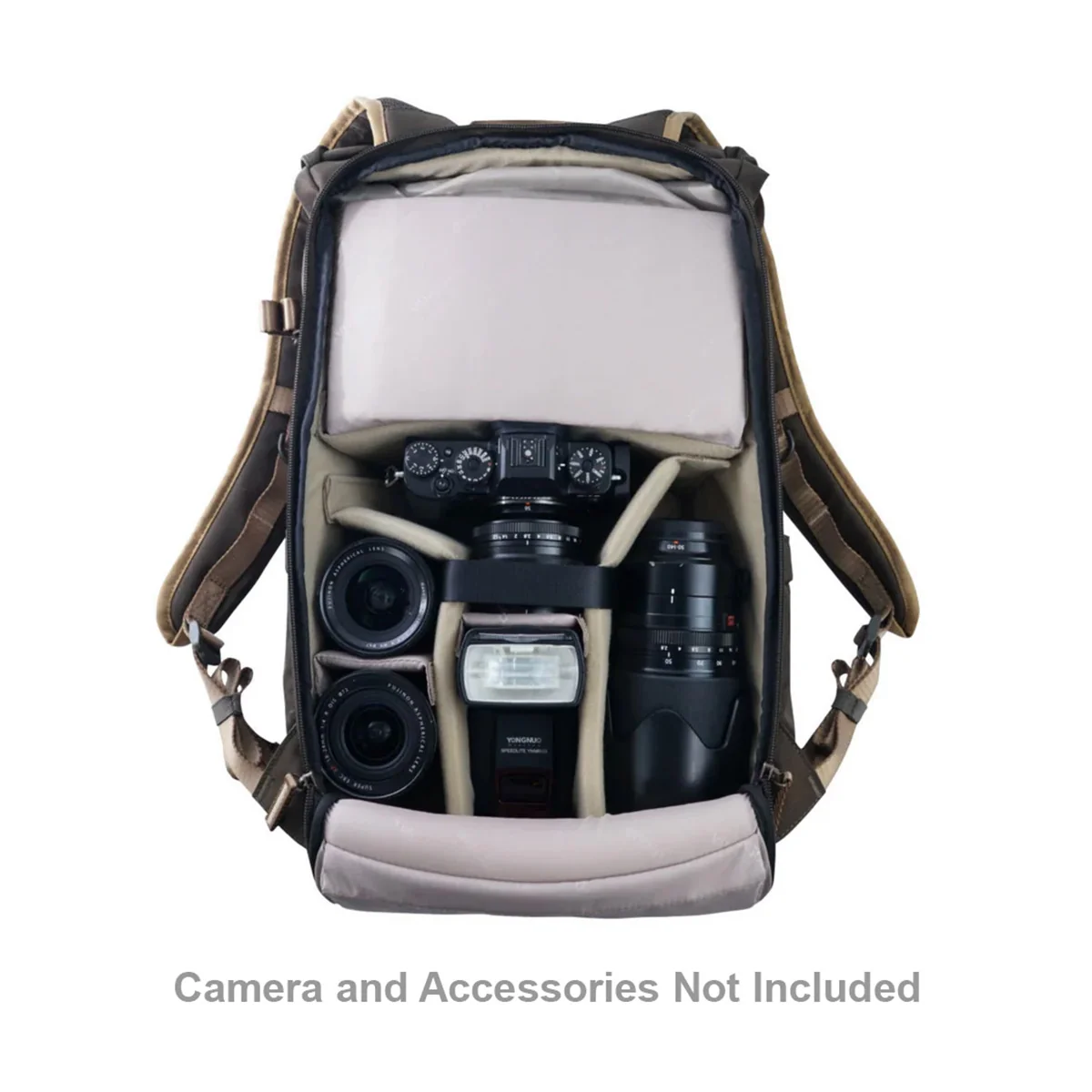 Vanguard VEO GO 46M KG Camera Backpack – Khaki Green (29 × 14 × 47 cm) - Image 5