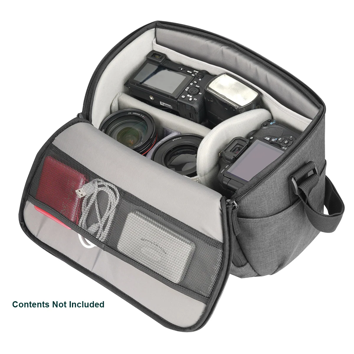 Vanguard VESTA Aspire 30 10.7L Camera Shoulder Bag – Grey - Image 4