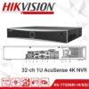 Hikvision DS-7732NXI-I4/S 32-Channel AcuSense 4K NVR – Non-PoE, 4 HDD Bays
