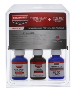 Birchwood Deluxe Perma Blue Liquid Gun Blue & Tru-Oil Gun Stock Finish Kit