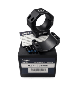 Jager 34mm Low Scope Rings | 0.97" Match Rings