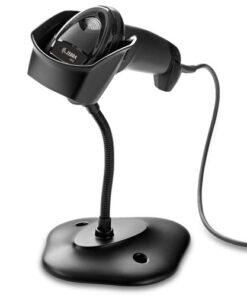 Zebra DS2208 1D/2D USB Barcode Scanner Kit with Stand – Black